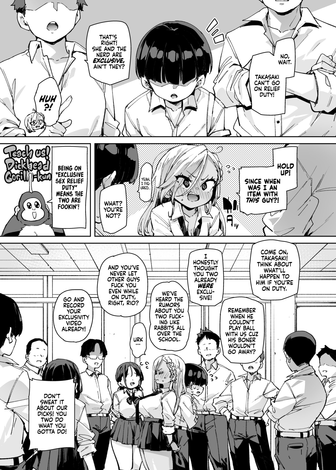 Hentai Manga Comic-The Gyaru Who Gets You Off Even When She's Not On Sex Relief Duty-Read-34